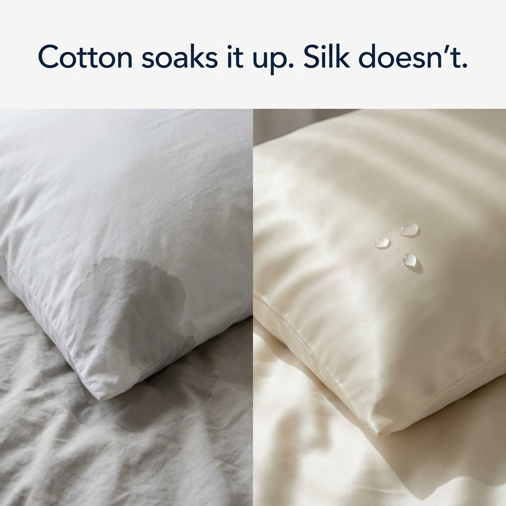 100% Mulberry Silk Pillowcase — OEKO-TEX Certified