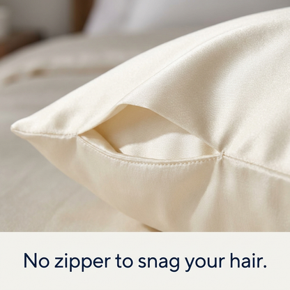 100% Mulberry Silk Pillowcase — OEKO-TEX Certified